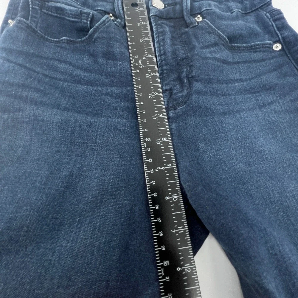 Good American Good Legs Skinny Jeans Women 6 28 Blue Mid Rise‎ Stretch